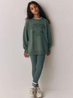 Washed groen - Superdry Leggings Set