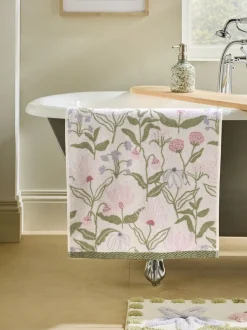 Water Colour Floral 100% Cotton Towel