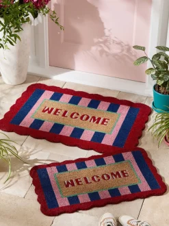 Welcome Scallop Doormat