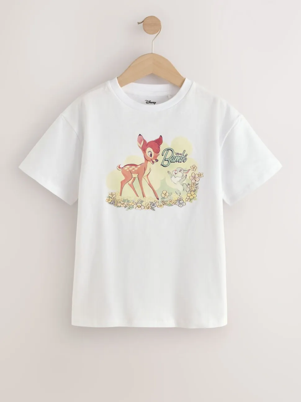 White Bambi - Oversized T-shirt met print (3-16 jr)