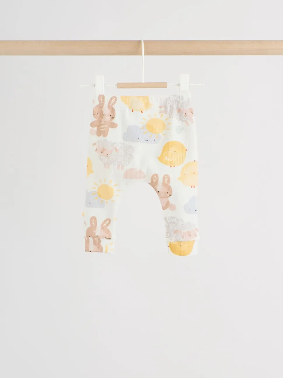 White Bunny Character Print - Easter Sweat and Leggings Baby Set (0mths-2yrs)