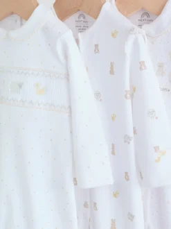 White Collar - Verpakking van 3 babypyjama's (0-2jr)