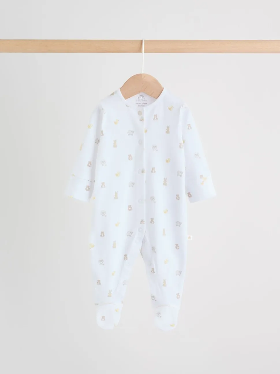 White Collar - Verpakking van 3 babypyjama's (0-2jr)