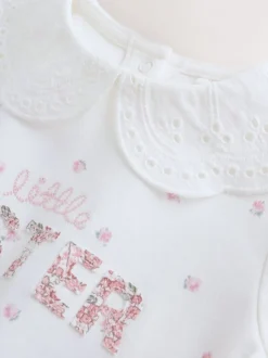 White Little Sister - Gezinspyjama voor baby's (0-2jr)