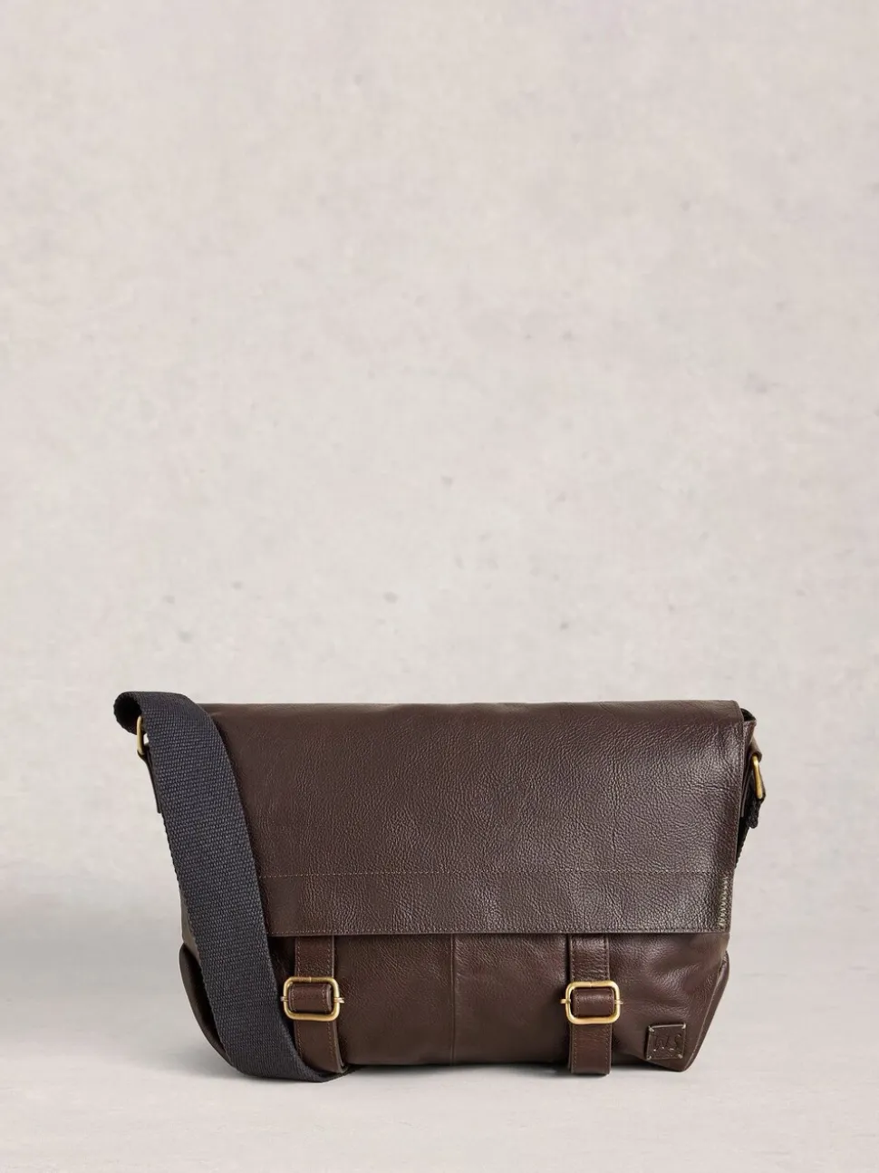 White Stuff Connor Leather Messenger Bag