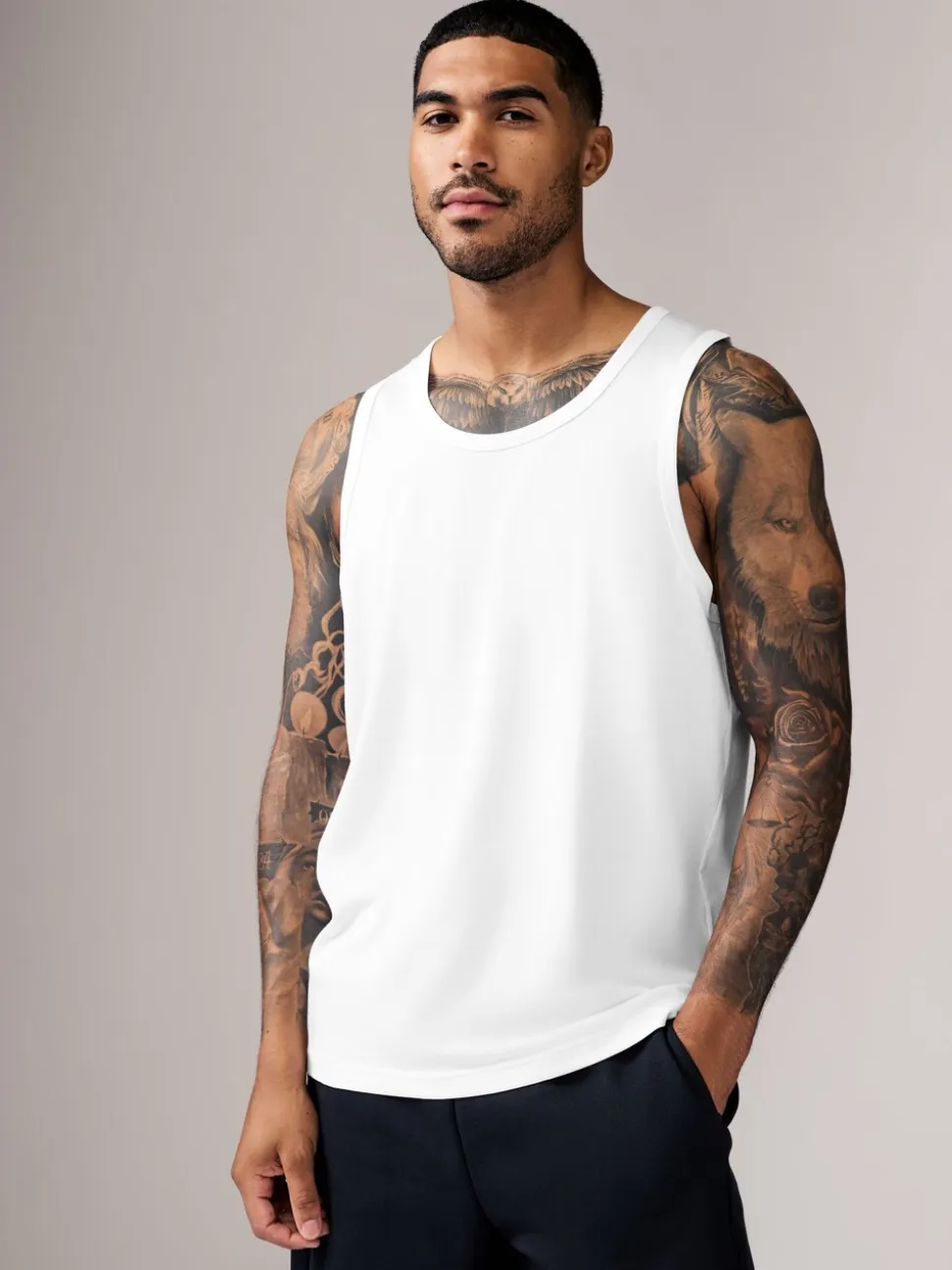 Wit - 100% Cotton Vests 4 Pack