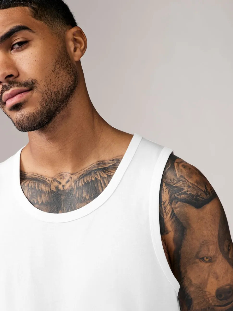 Wit - 100% Cotton Vests 4 Pack