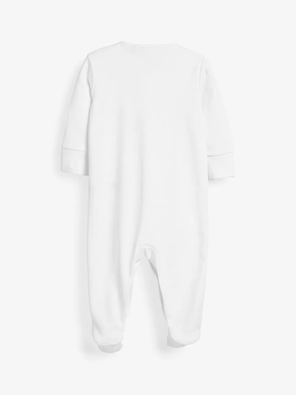 Wit - 100% katoenen babypyjama's (0-18mnd)