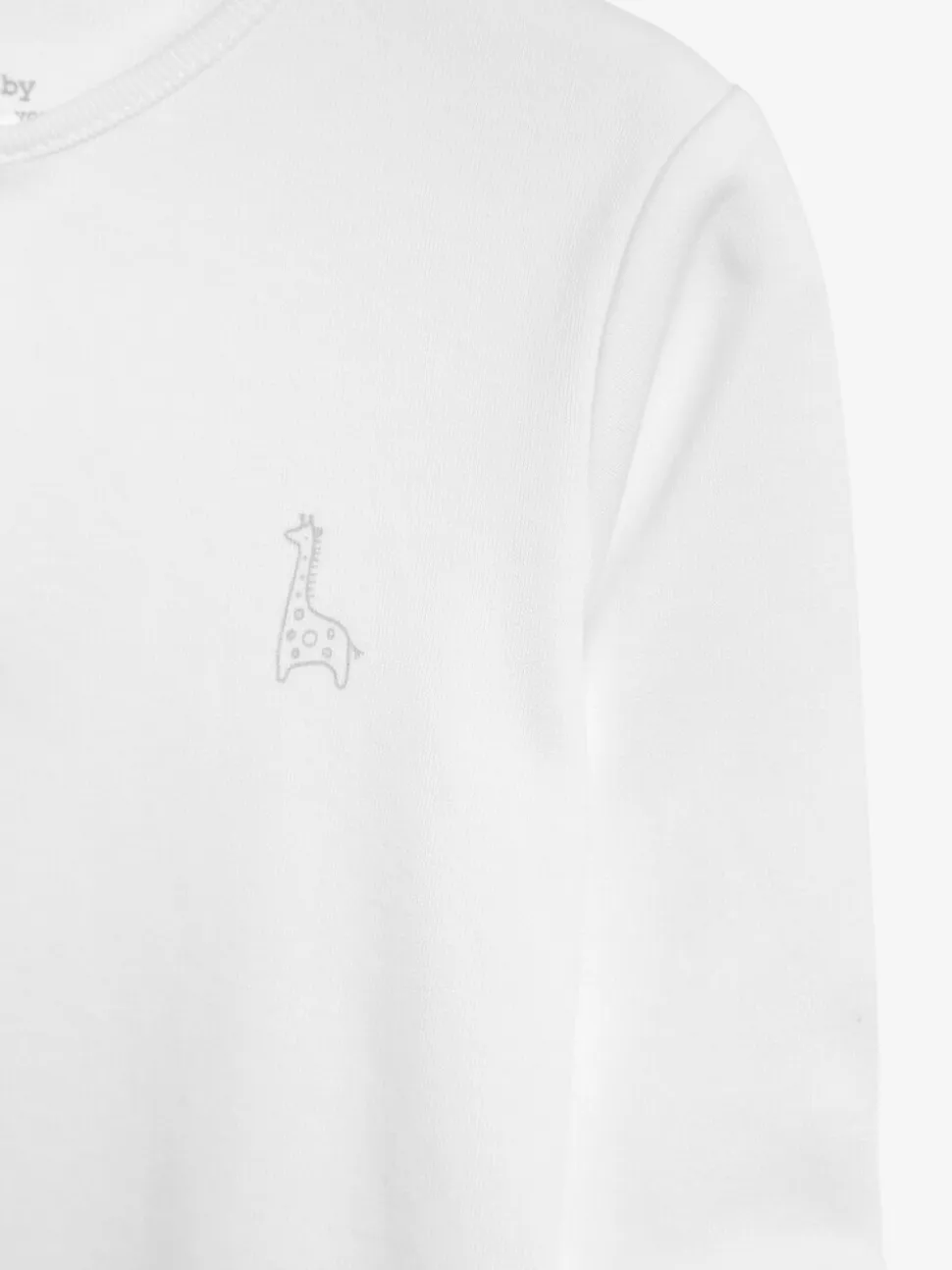 Wit - 100% katoenen babypyjama's (0-18mnd)