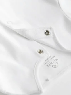 Wit - 100% katoenen babypyjama's (0-18mnd)