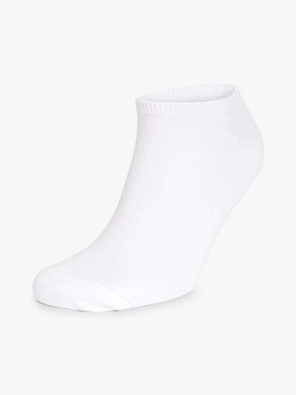 Wit - 6 paar sneakersokken