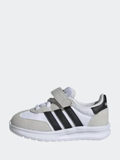 Wit - adidas Run 70s 2.0 sneakers Klittenbandsneakers voor zuigelingen