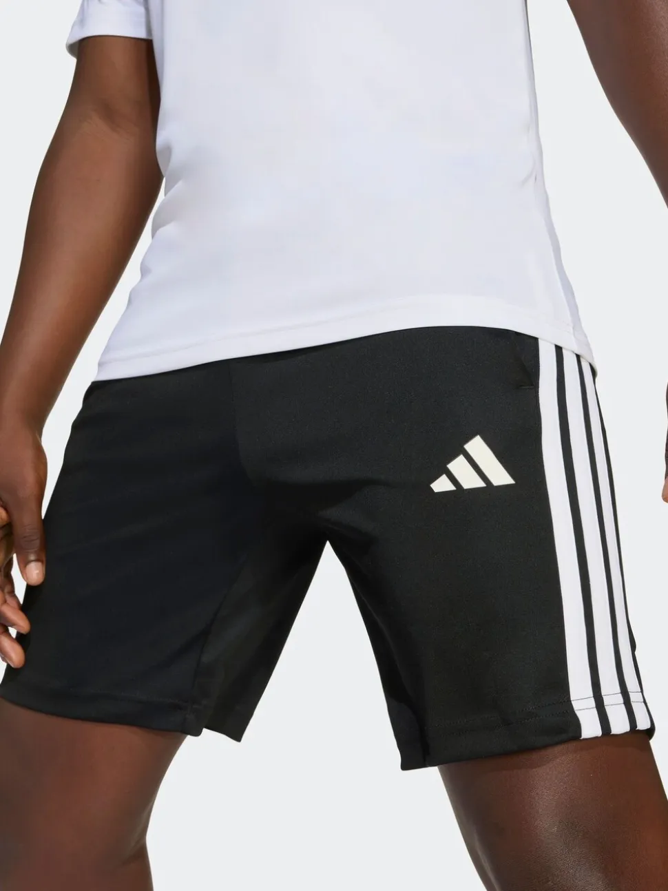 Wit - adidas Train Essentials 3-Strepen Kids T-shirt & Shorts Set