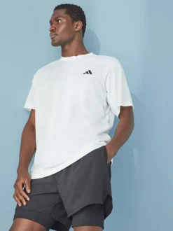 Wit - adidas Train Essentials trainingsshirt