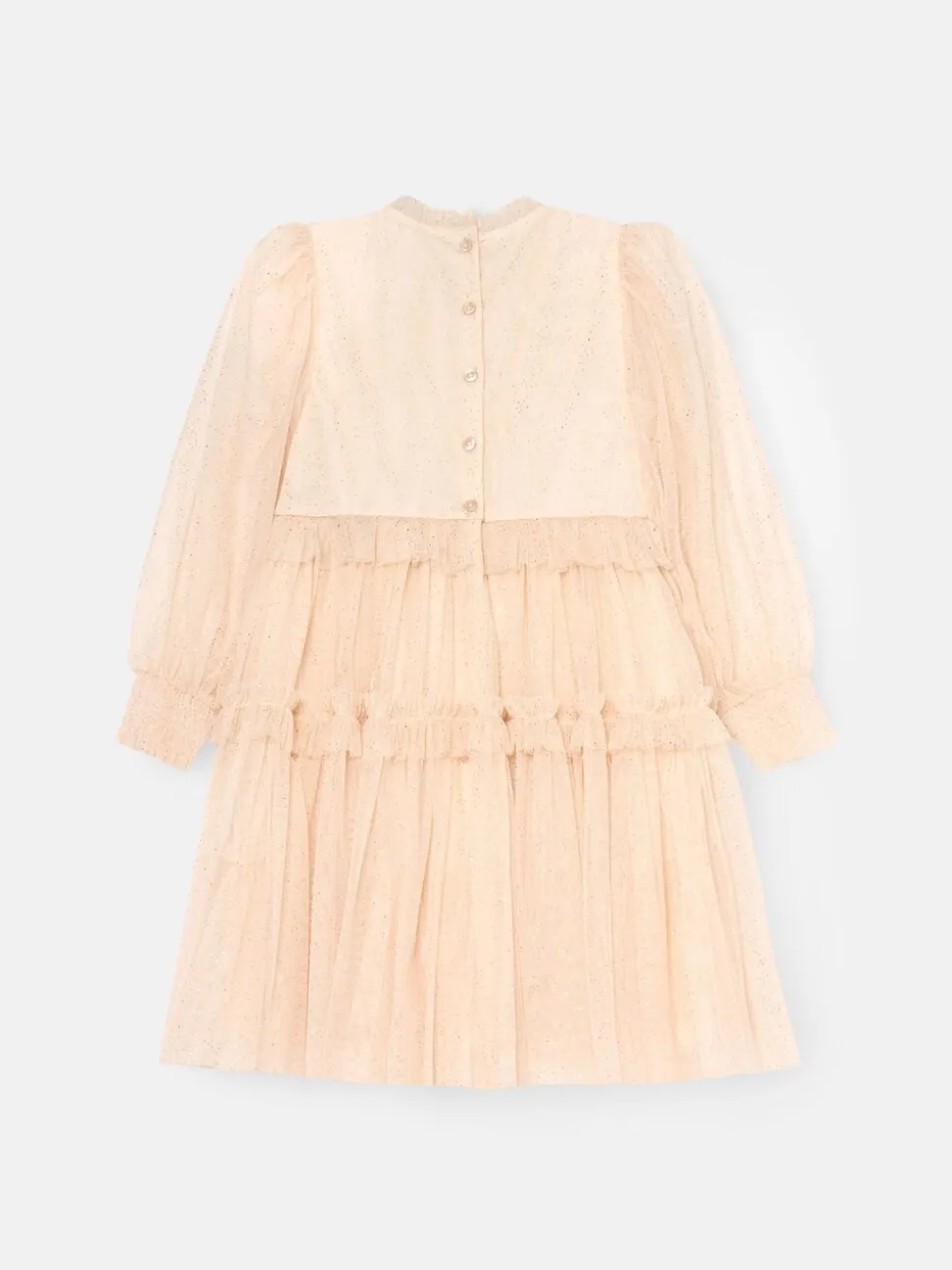 Wit - Angel & Rocket Willow Ivory Balloon Sleeve Boho Dress