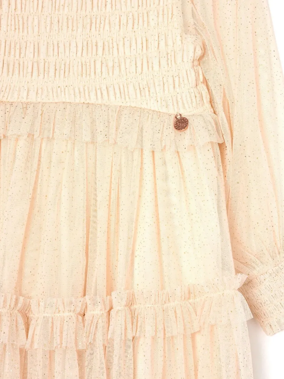 Wit - Angel & Rocket Willow Ivory Balloon Sleeve Boho Dress