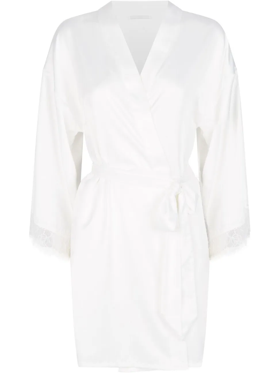 Wit - Ann Summers Cherryann satijnen kimono