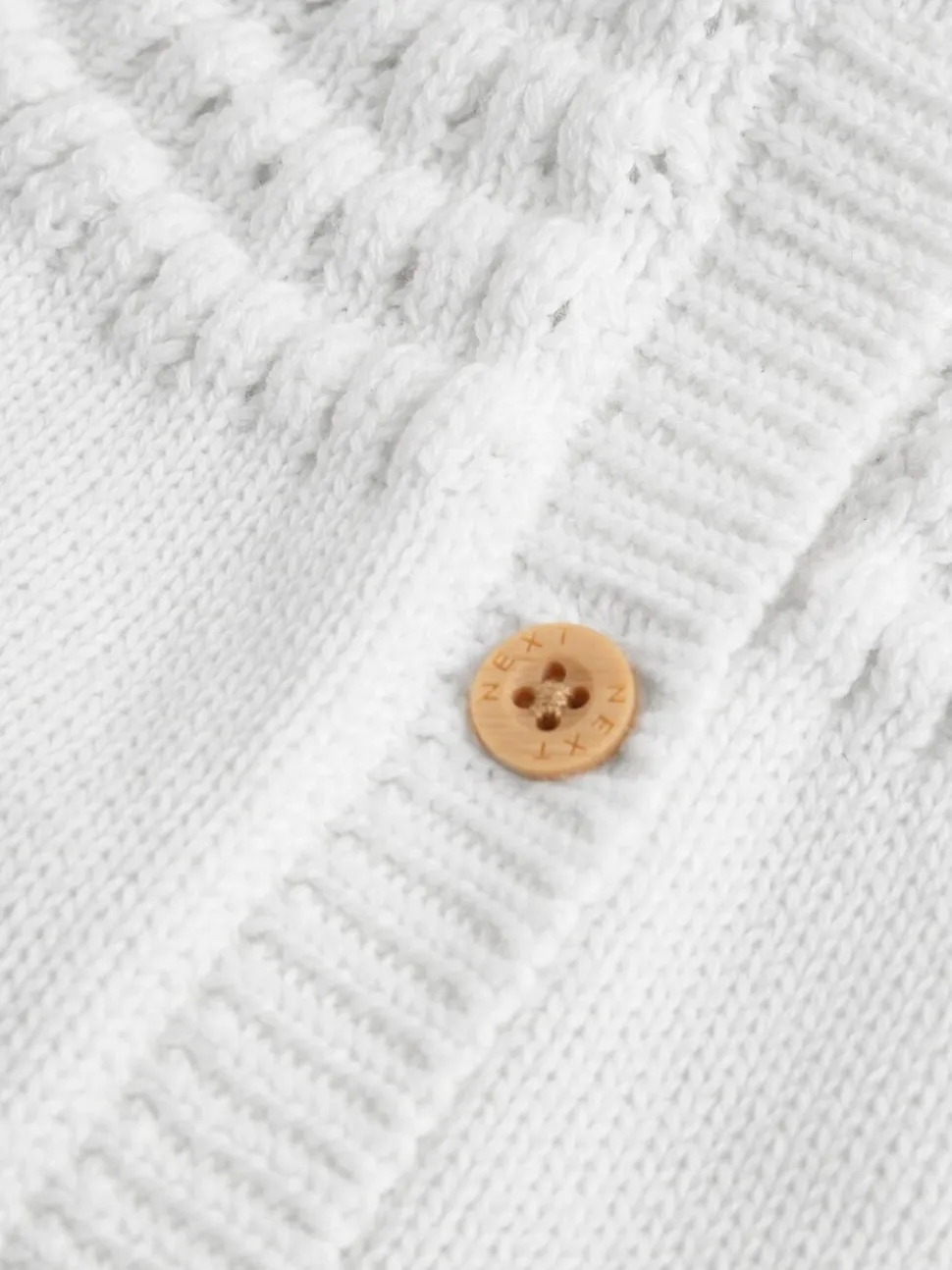 Wit - Baby Heart Pocket Button Through Cardigan (0mths-2yrs)