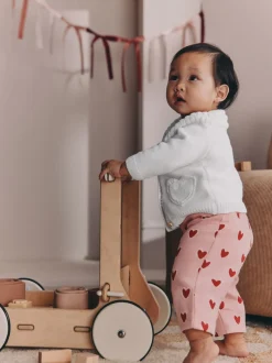 Wit - Baby Heart Pocket Button Through Cardigan (0mths-2yrs)