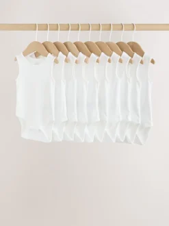 Wit - Babyrompertjes met hemdje