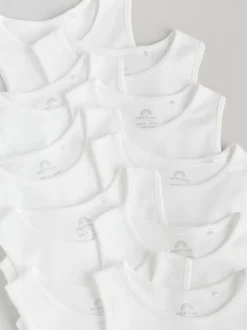 Wit - Babyrompertjes met hemdje