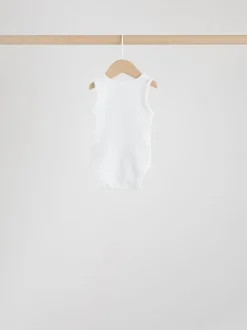 Wit - Babyrompertjes met hemdje