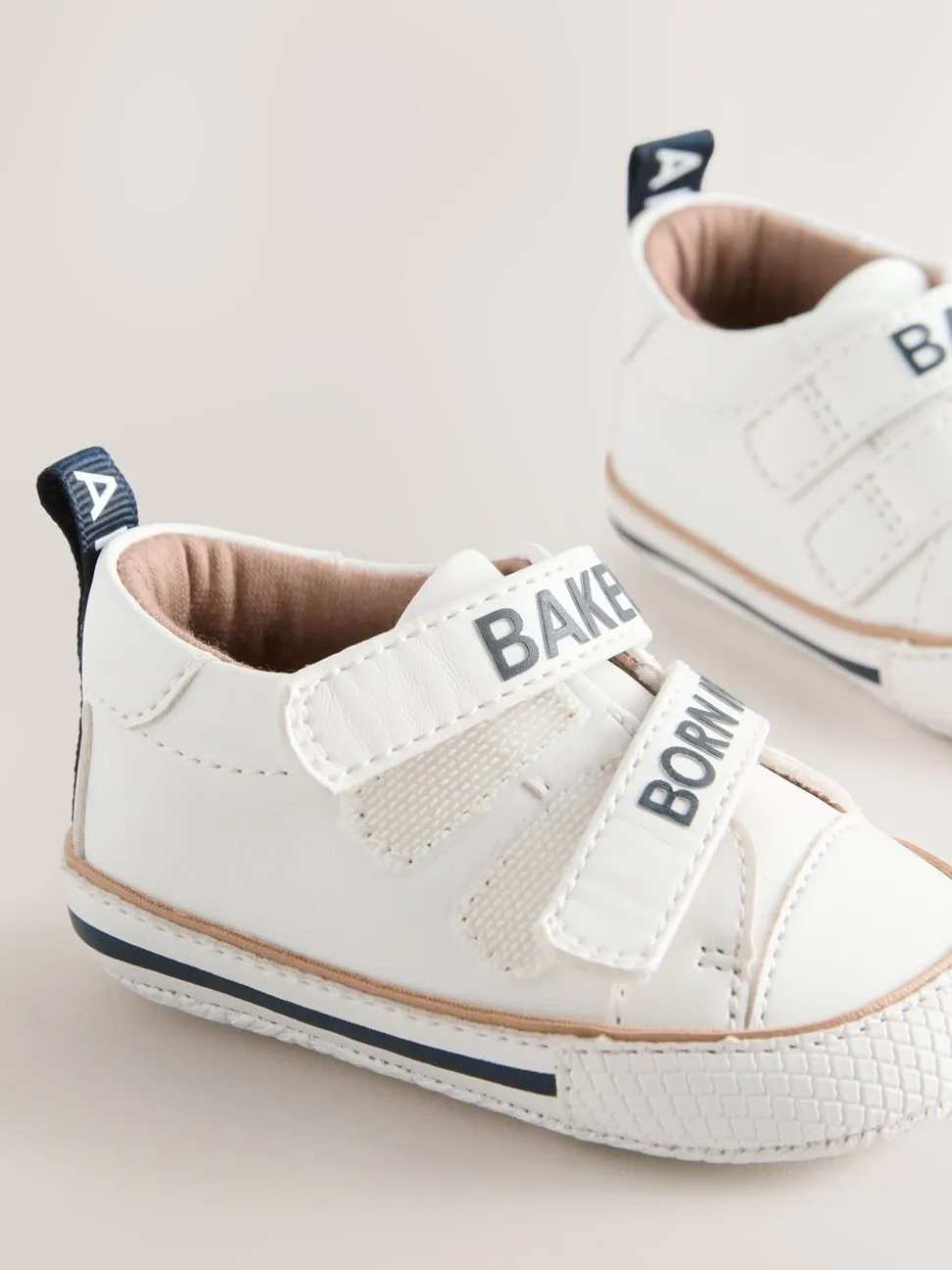 Wit - Baker by Ted Baker Baby Jongens Born in 2026 Paddersneakers