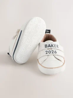 Wit - Baker by Ted Baker Baby Jongens Born in 2026 Paddersneakers