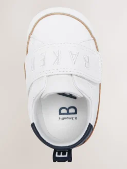 Wit - Baker by Ted Baker paddersneakers voor jongens