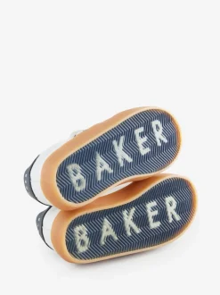Wit - Baker by Ted Baker sneakers met logobies voor jongens
