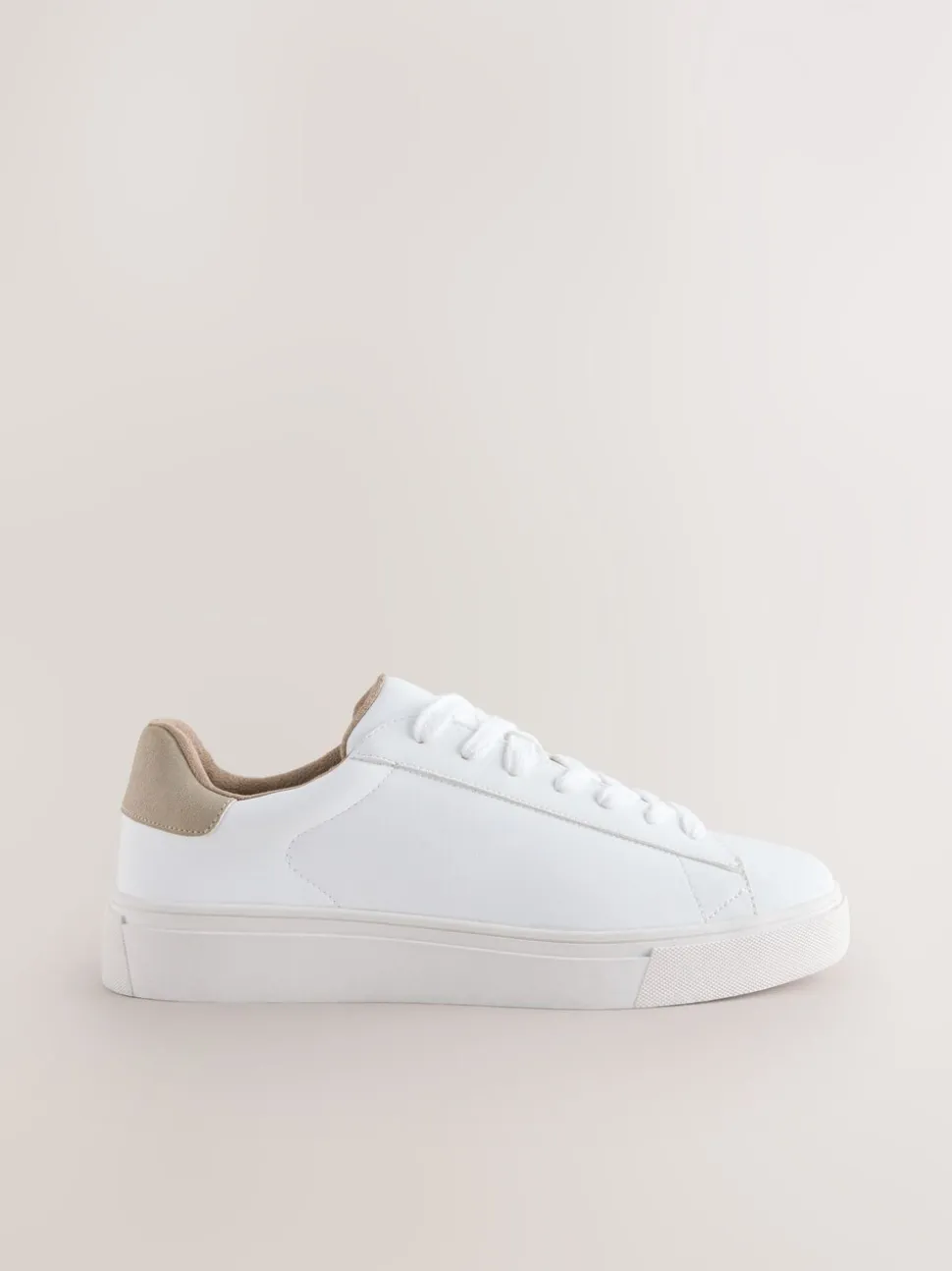 Wit - Chic-casual lange sneakers