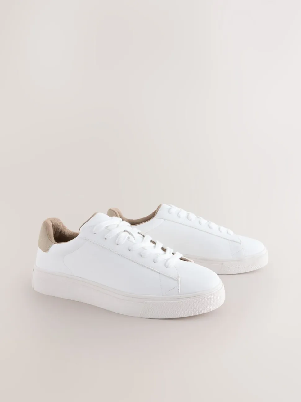 Wit - Chic-casual lange sneakers