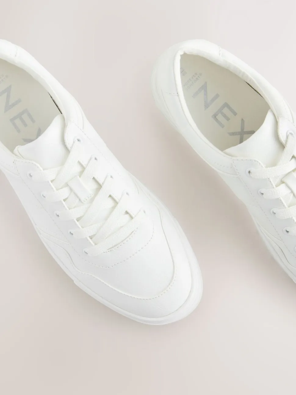 Wit - Cleat Chunky sneakers met vetersluiting