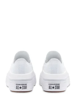 Wit - Converse All Star Move Chuck Ox sneakers met plateauzool