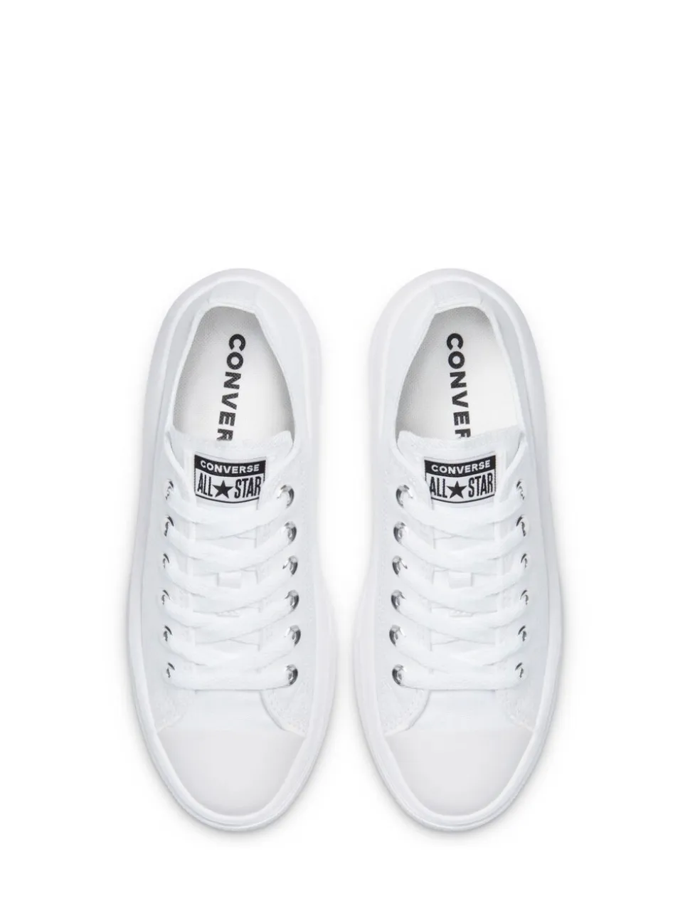 Wit - Converse All Star Move Chuck Ox sneakers met plateauzool
