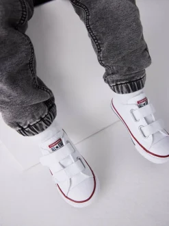 Wit - Converse Chuck Ox 2V sneakers voor peuters