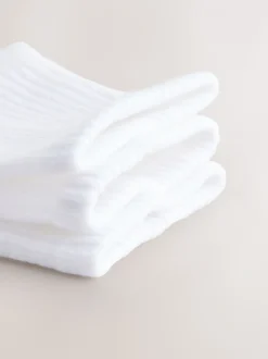 Wit - Cushion Sole Ribbed Sport Cropped Ankle Socks 3 Pack With Arch Support