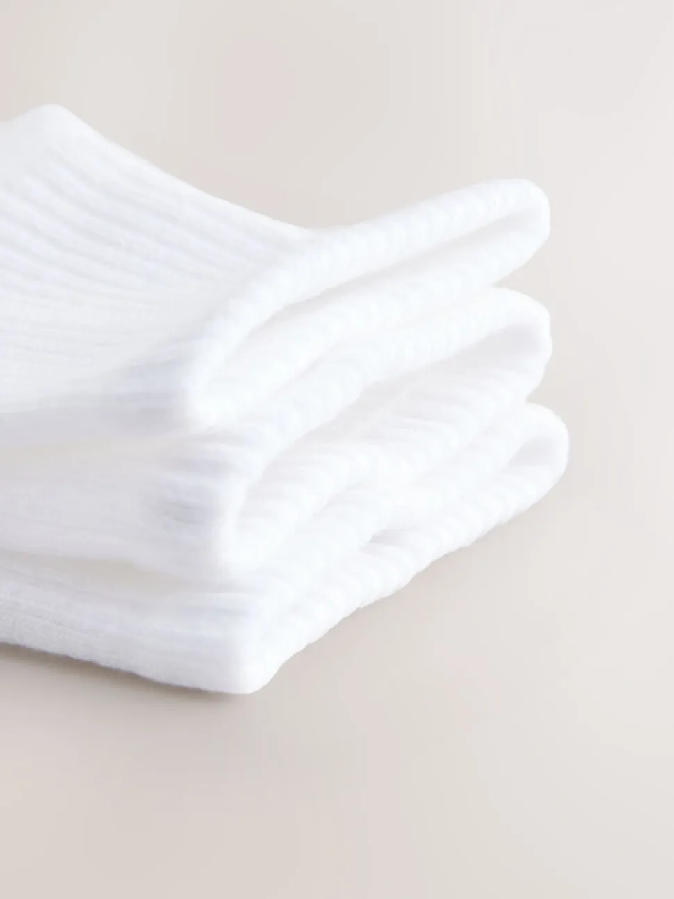 Wit - Cushion Sole Ribbed Sport Cropped Ankle Socks 3 Pack With Arch Support