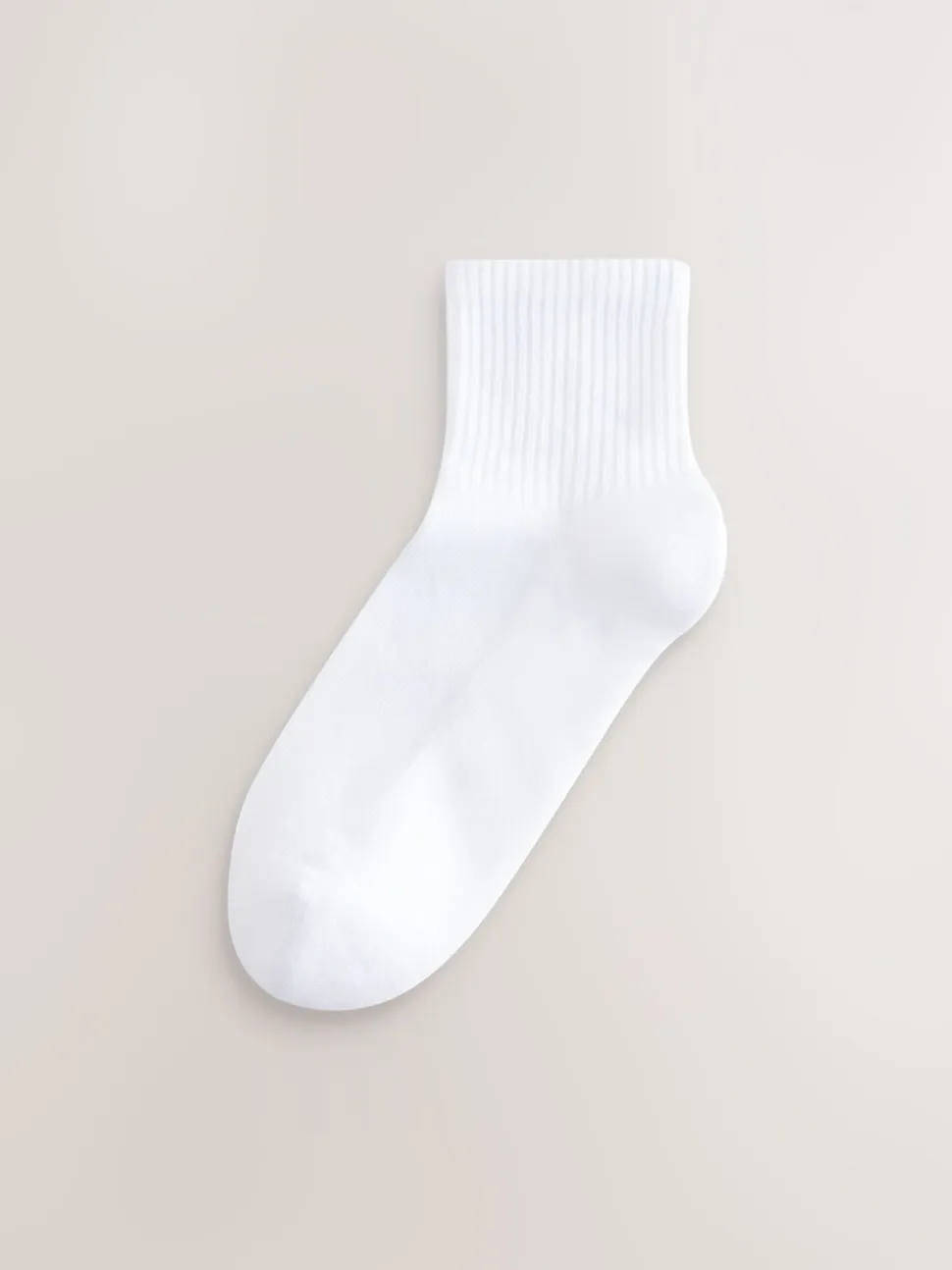 Wit - Cushion Sole Ribbed Sport Cropped Ankle Socks 3 Pack With Arch Support