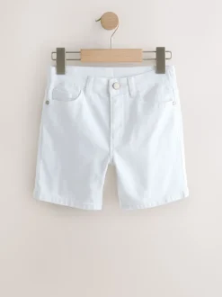 Wit - Denim short (3-16 jr)