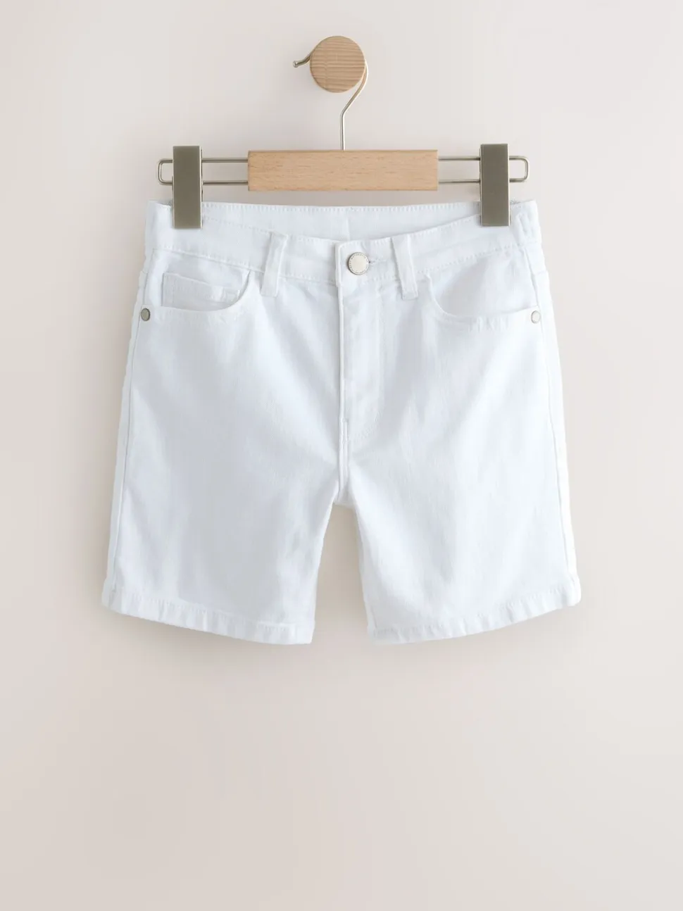 Wit - Denim short (3-16 jr)