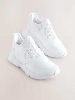 Wit - Elastische sportschoenen
