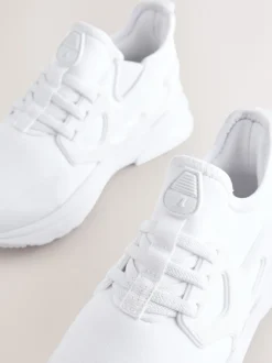 Wit - Elastische sportschoenen