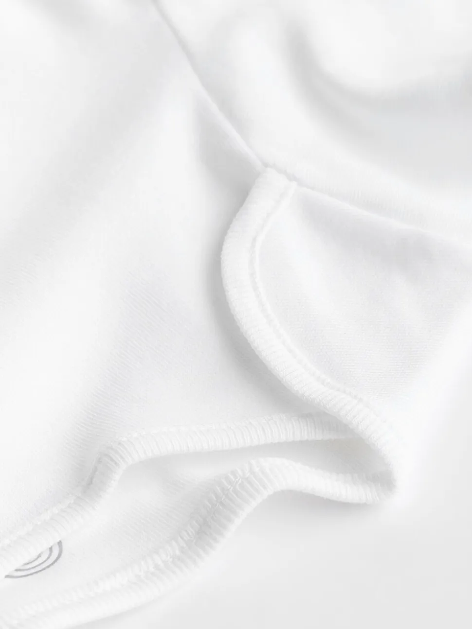 Wit - Essential rompertjes met lange mouwen