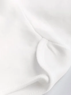 Wit - Essential rompertjes met lange mouwen
