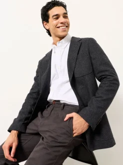 Wit - FatFace Long Sleeve Plain Shirt