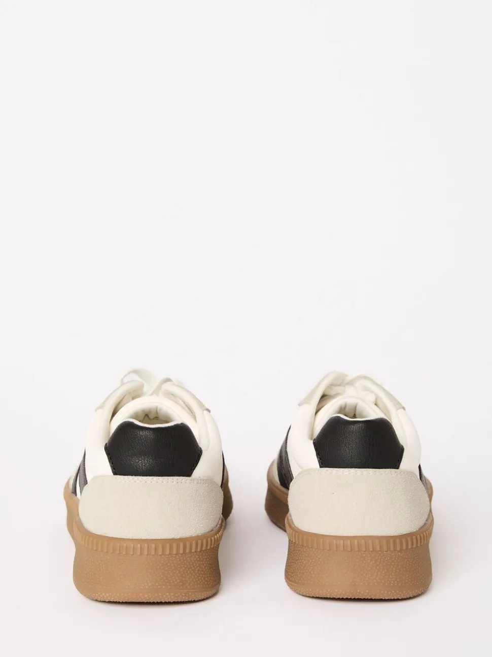 Wit - Friends Like These Lace Up Retro Gumsole Sports Trainers