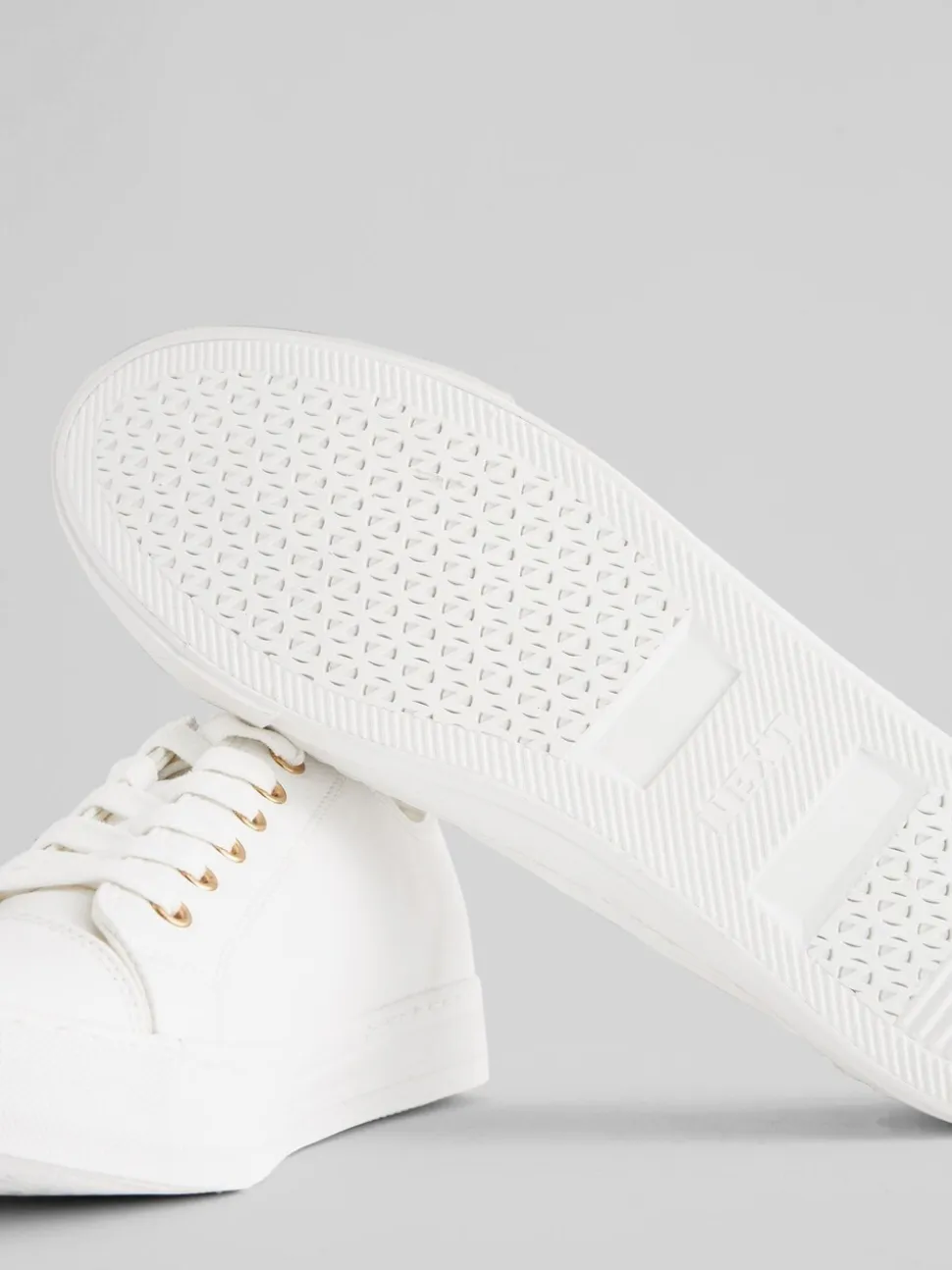 Wit - Gelakte honkbalsneakers