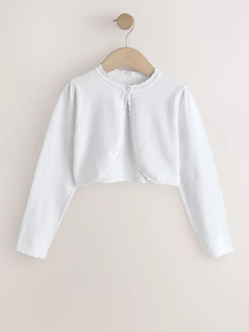 Wit - Gelegenheids bolero (3 mnd- 16 jr)