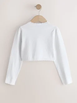 Wit - Gelegenheids bolero (3 mnd- 16 jr)